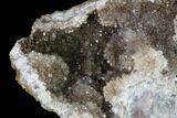 Quartz Crystal Geode Section - Morocco #136934-2